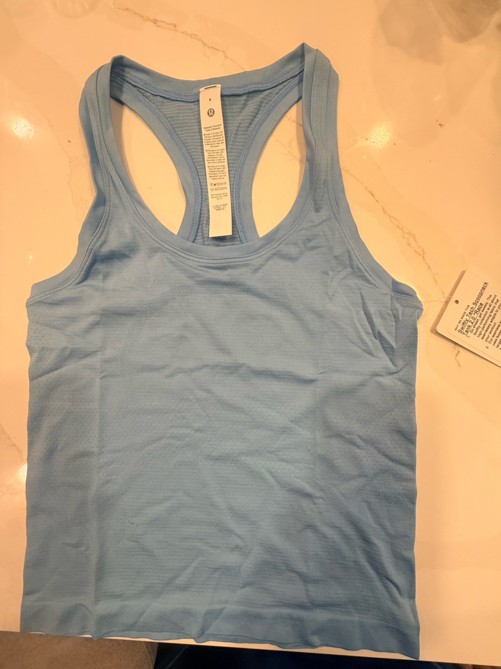 lululemon athletica Sky Blue Racerback Tank